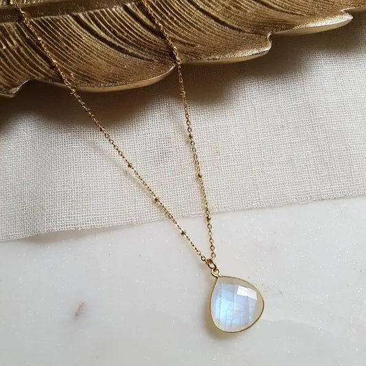 Collier Justine Moonstone